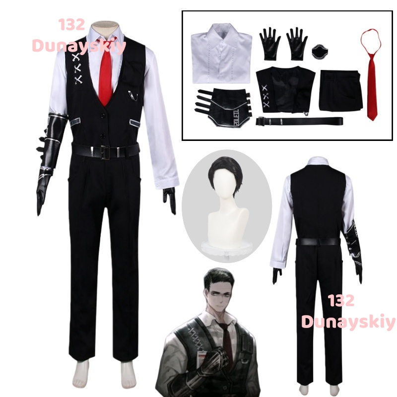 Cosplay Prop Business - Pakaian Setelan Bisnis Seragam Cosplay Game