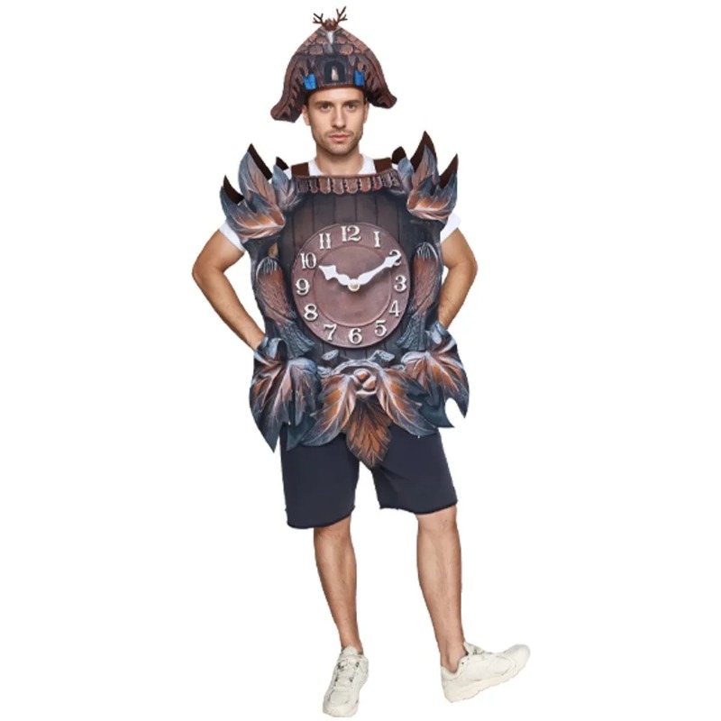 Cosplay Prop Business - Kostum Jam Cuckoo untuk Festival, Pesta,