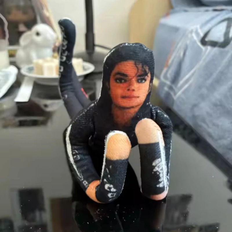 Cosplay Props - Boneka Plush Michael Jackson Gaya Baru