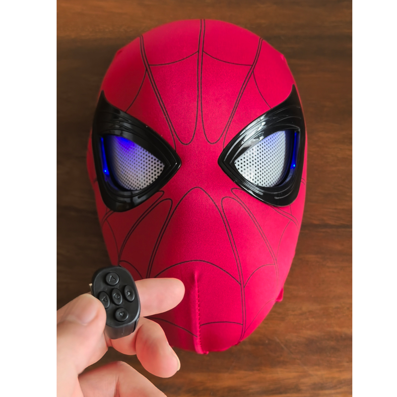 Topeng Elektronik Spider-Man S - Cosplay Fire Prop ulasan dan harga