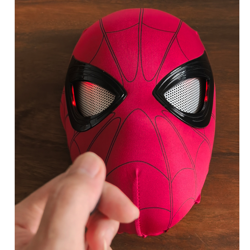 Topeng Elektronik Spider-Man S - Cosplay Fire Prop ulasan dan harga