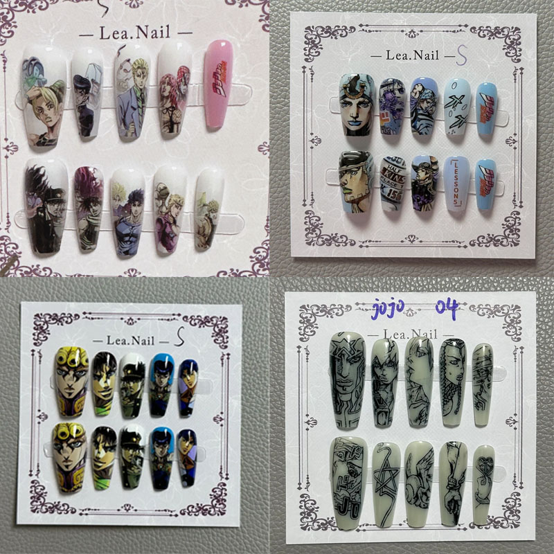 JOJO Nail Art Student Anime Ka - Cosplay Fire Prop ulasan dan harga