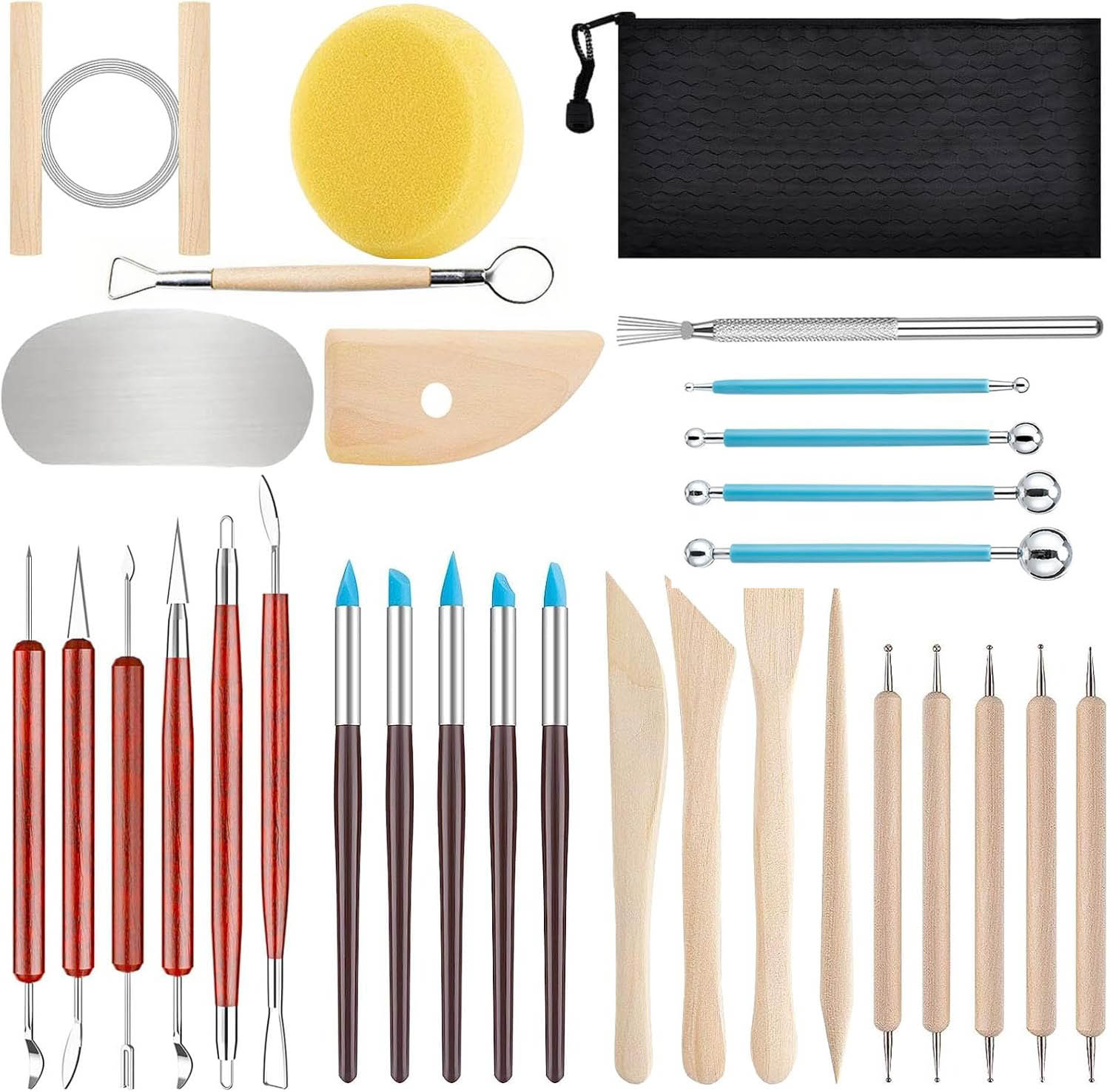 31 Buah/Set Alat Tembikar Pemb - Craft Knife Set ulasan dan harga