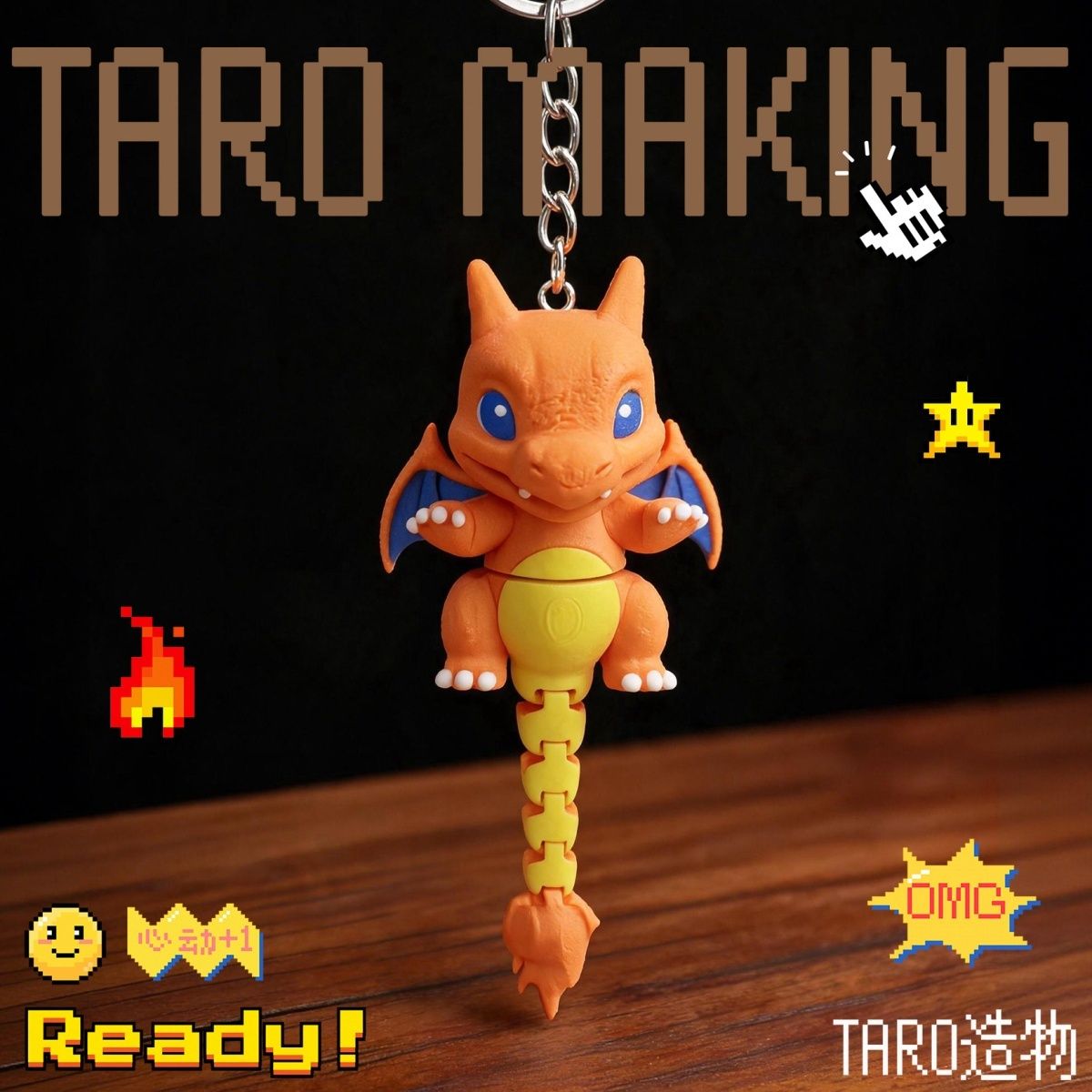Figur Charizard Versi Baru yan - Cosplay Prop 3D Print ulasan dan harga