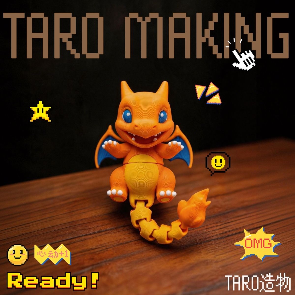 Figur Charizard Versi Baru yan - Cosplay Prop 3D Print ulasan dan harga