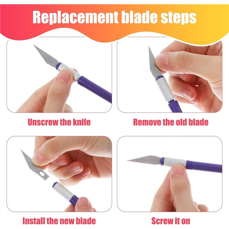 【SEKARANG HEMAT】Set Pisau Exac - Craft Knife Set ulasan dan harga